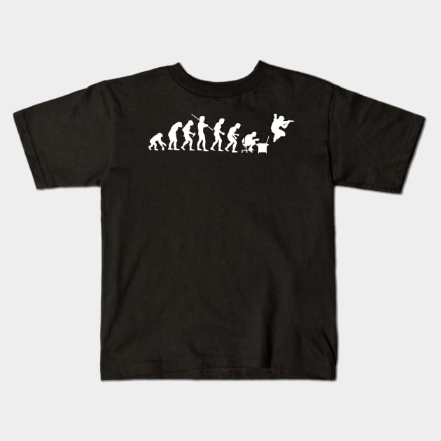 Evolution of Human kind Kids T-Shirt by Daltoon